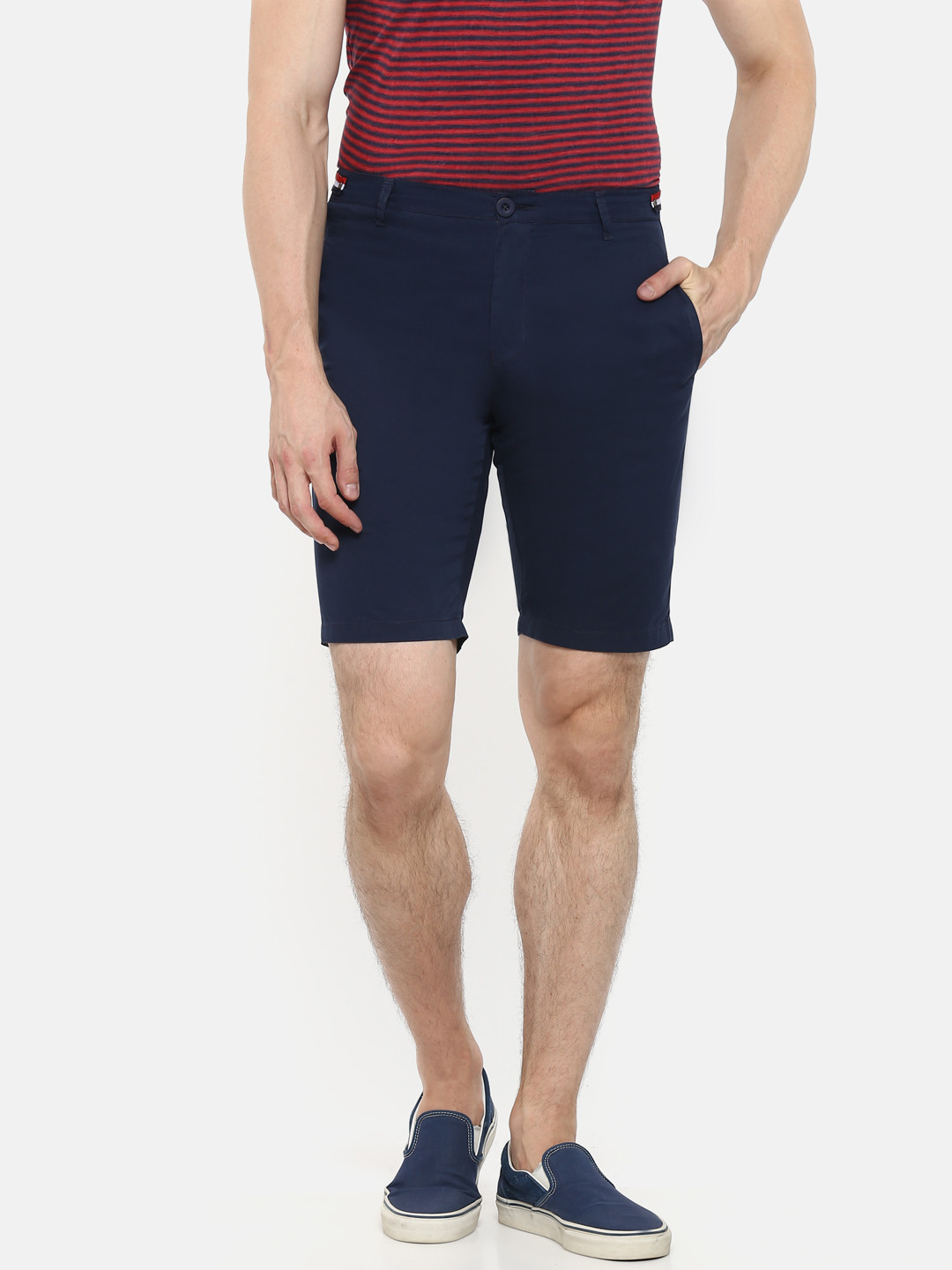 

Sweet Dreams Men Navy Blue Solid Regular Fit Shorts