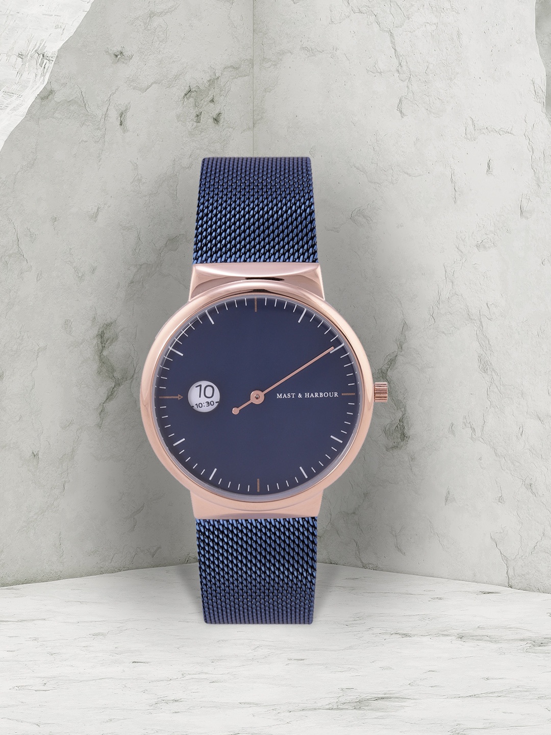 

Mast & Harbour Unisex Navy Blue Analogue Watch MFB-PN-MF0182G.03