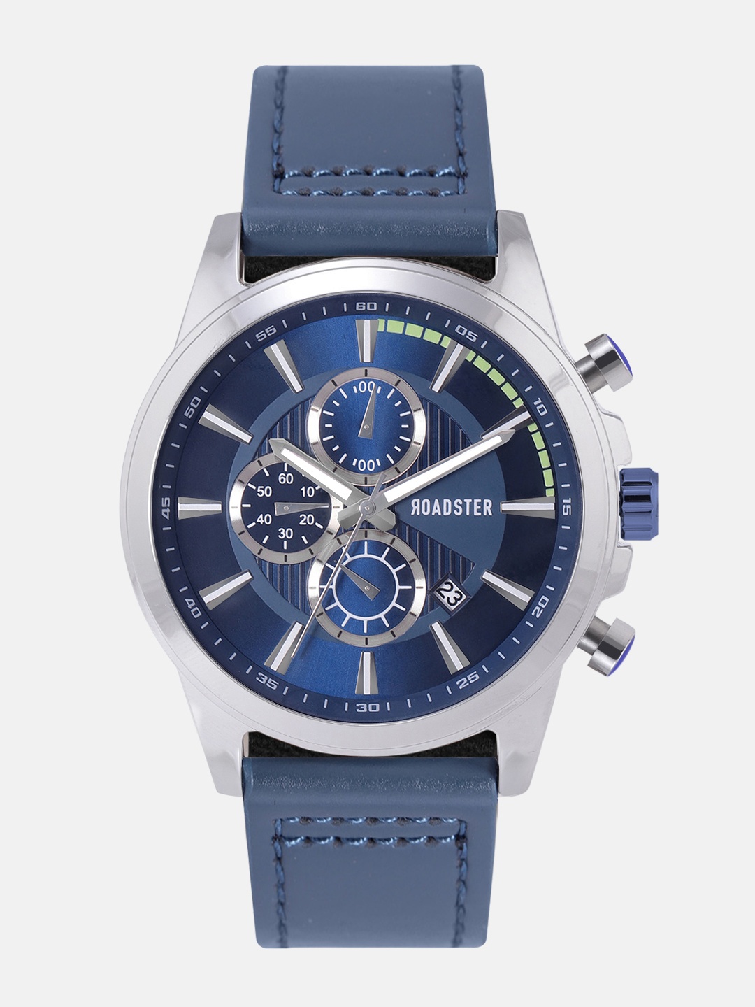 

The Roadster Lifestyle Co Men Blue Chronograph Analogue Watch MFB-PN-MF0129G.03