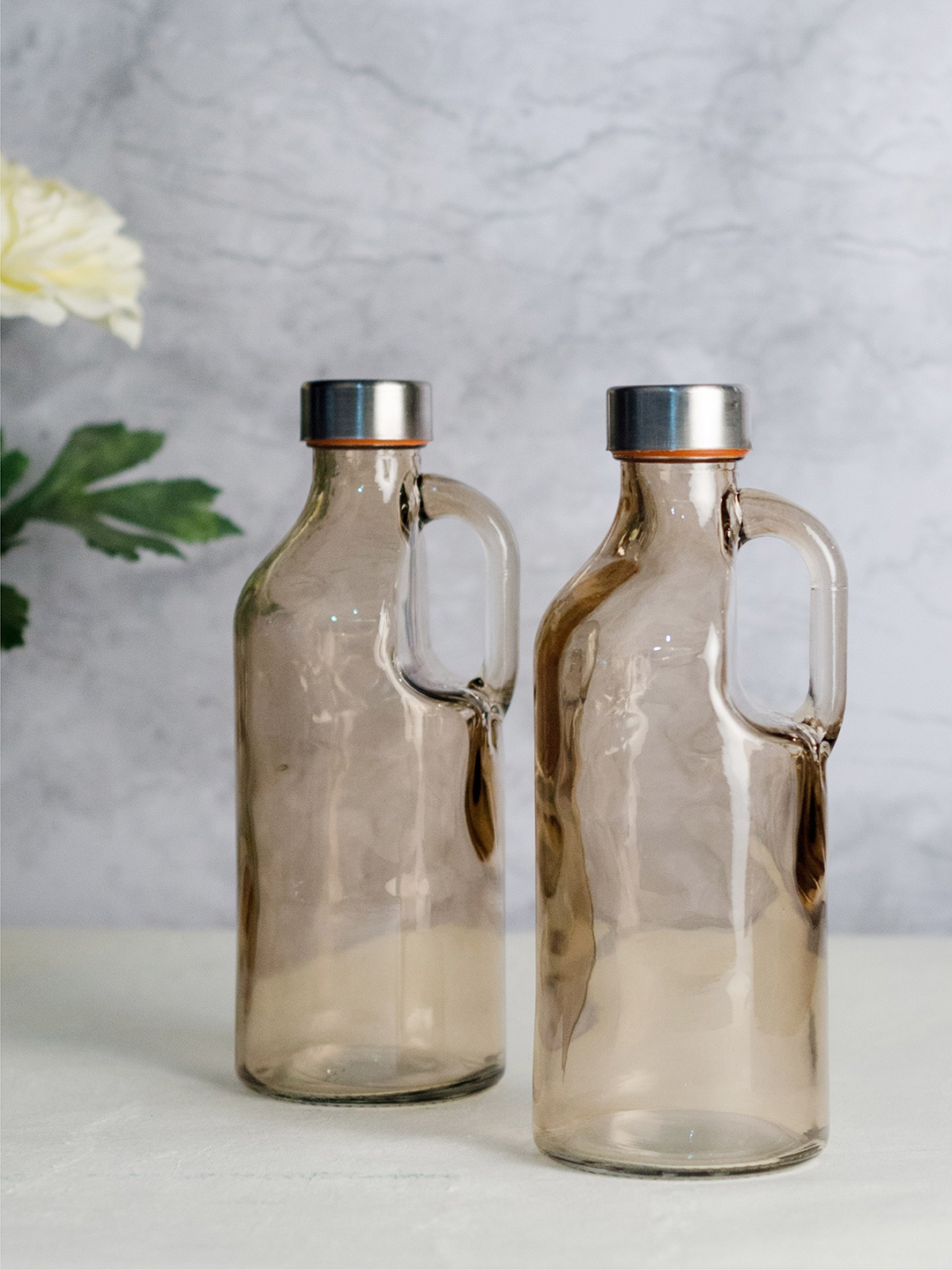 

GOODHOMES Set of 2 Brown Water Bottles