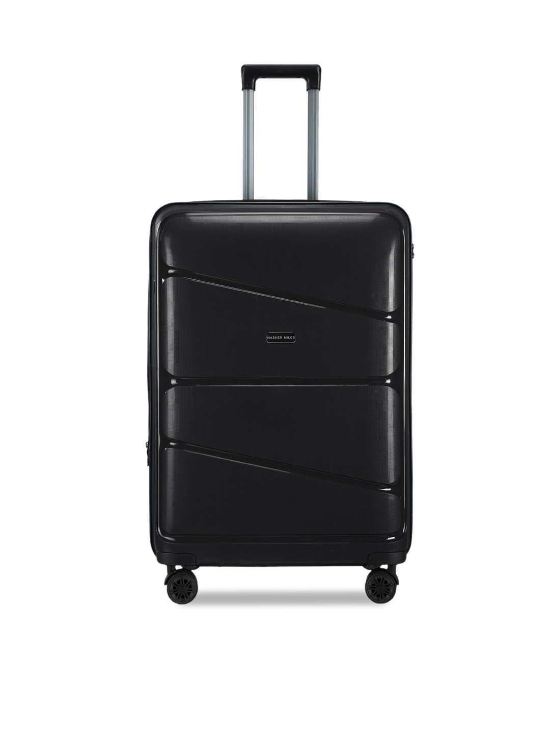 

Nasher Miles Unisex Black Patterned Hard-Sided Cabin Trolley Bag