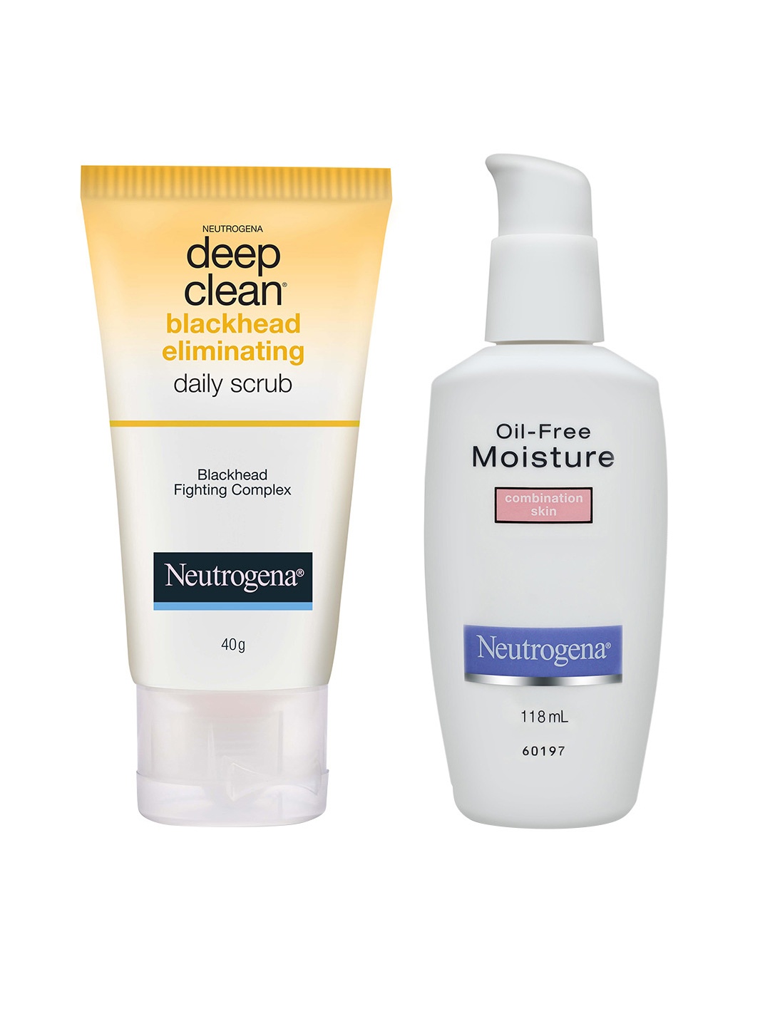 

Neutrogena Set Of Daily Scrub & Moisturizer, White