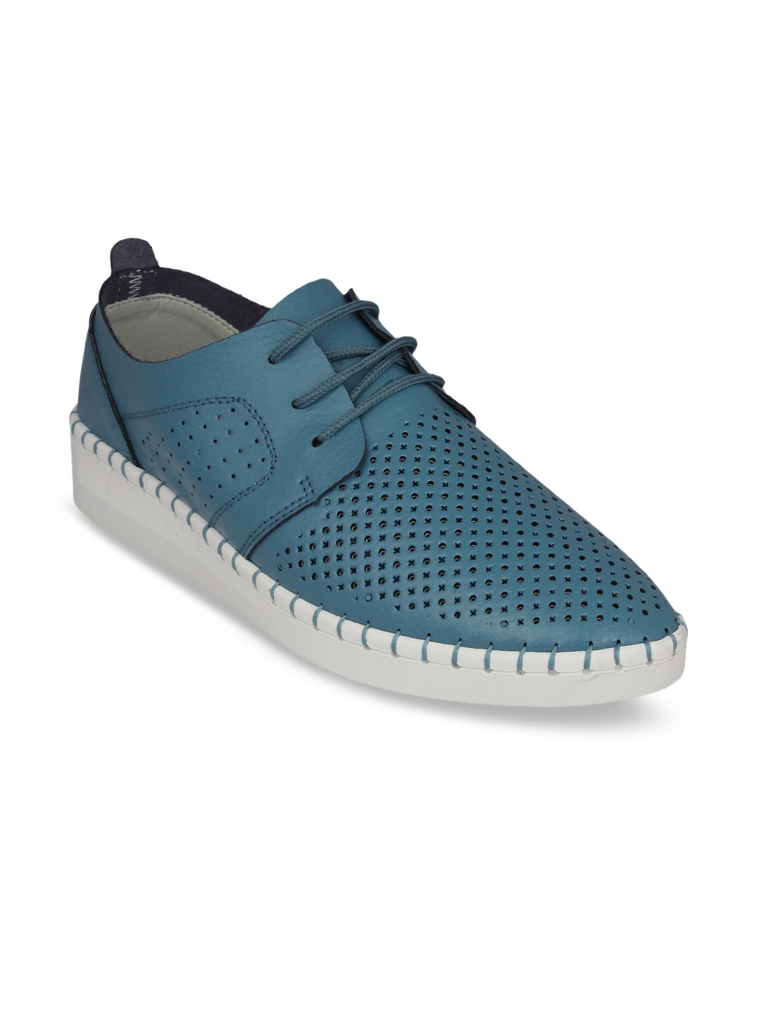 

pelle albero Women Teal Blue Derbys