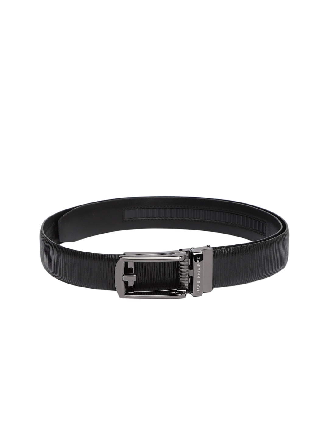 

Louis Philippe Men Black Leather Belt