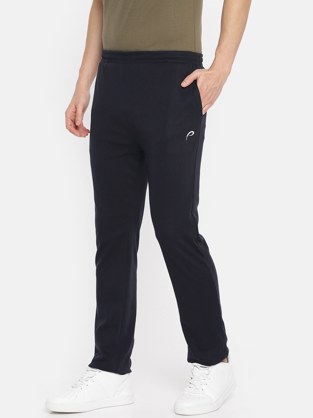 

Proline Active Men Navy Regular Fit Solid Track Pants, Navy blue