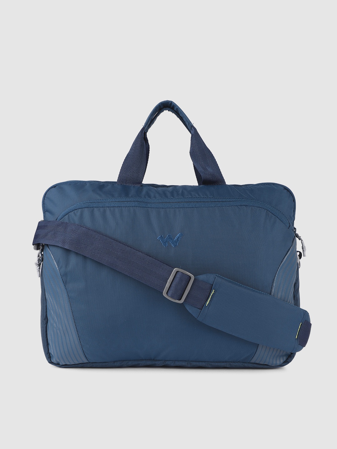 

Wildcraft Unisex Navy Blue Solid Laptop Bag