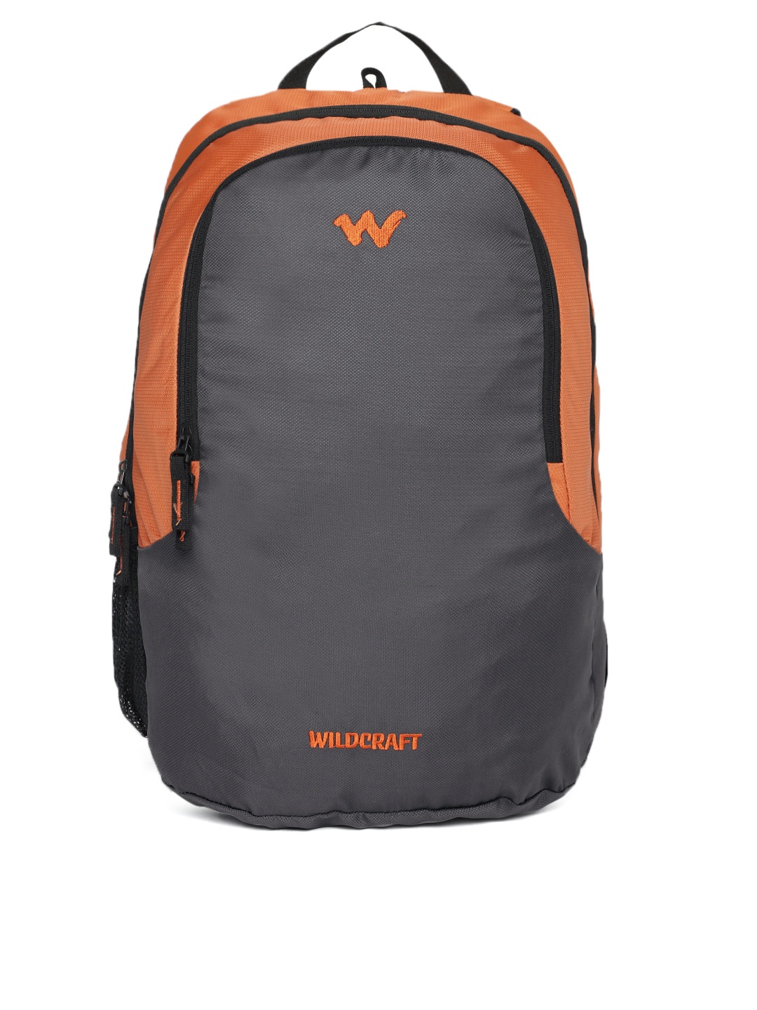 

Wildcraft Unisex Grey & Orange Colourblocked Backpack