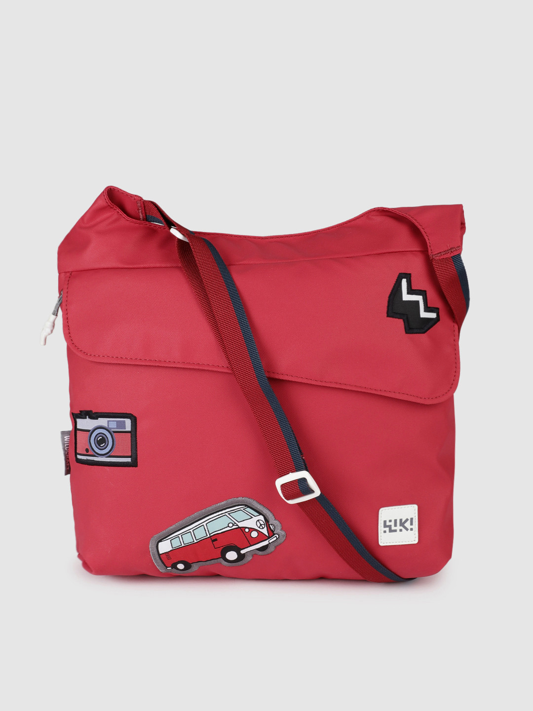 

Wildcraft Unisex Red Printed Grab-it Plus Messenger Bag