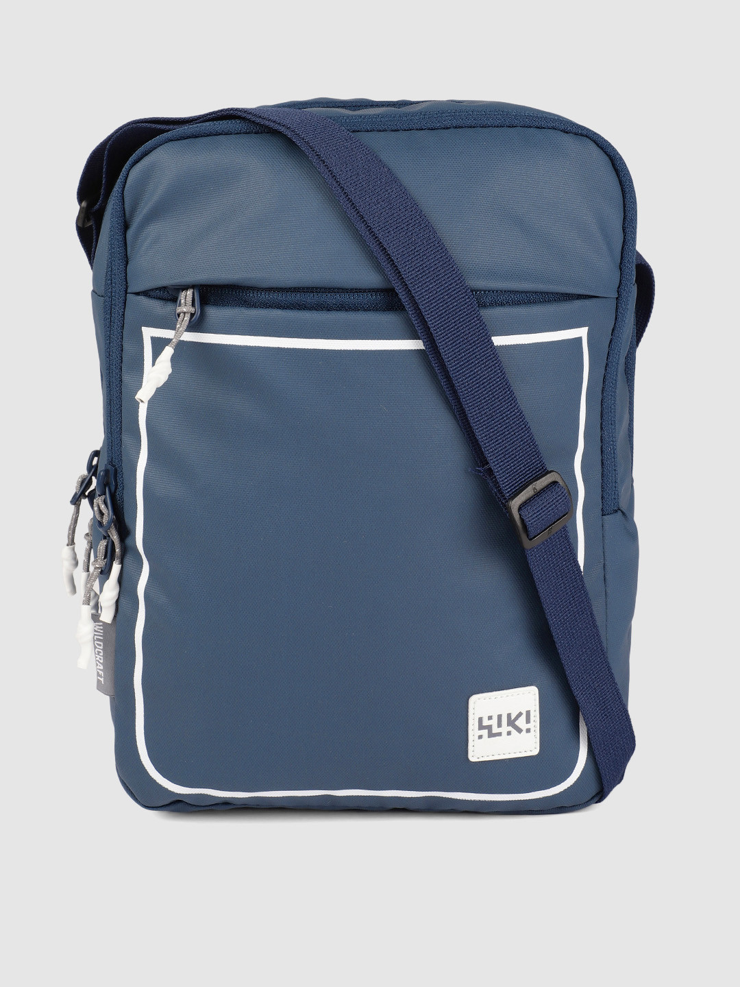 

Wildcraft Unisex Navy Blue Solid Messenger Bag
