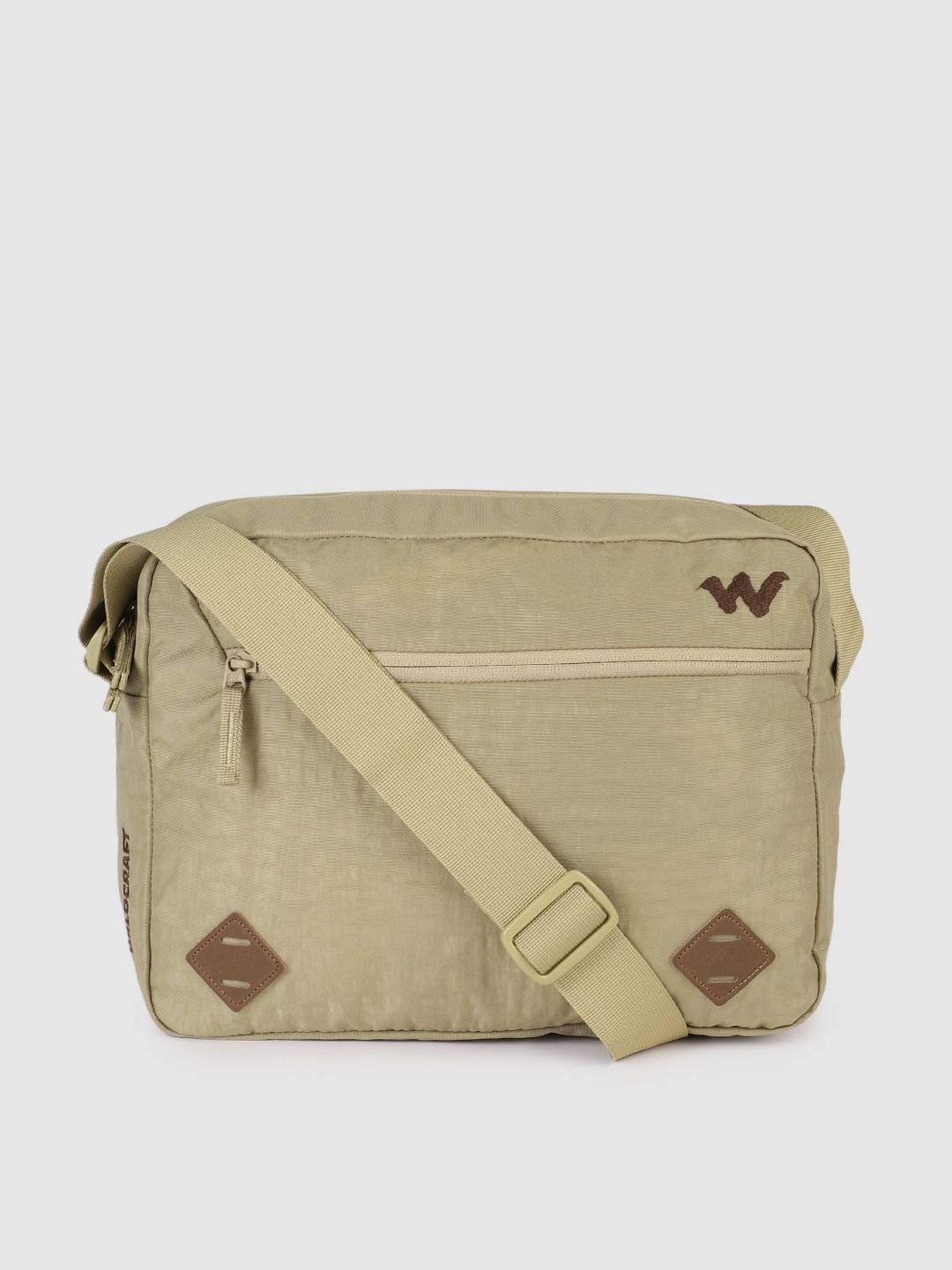 

Wildcraft Unisex Beige Solid Messenger Bag