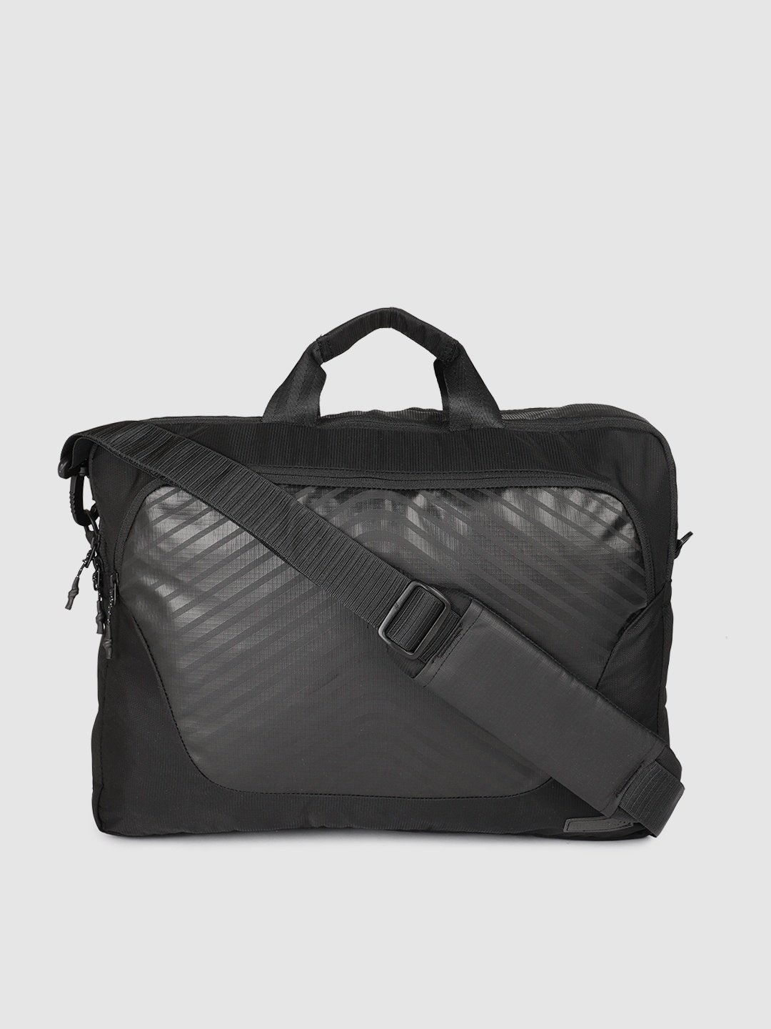 

Wildcraft Unisex Black Textured Messenger Bag