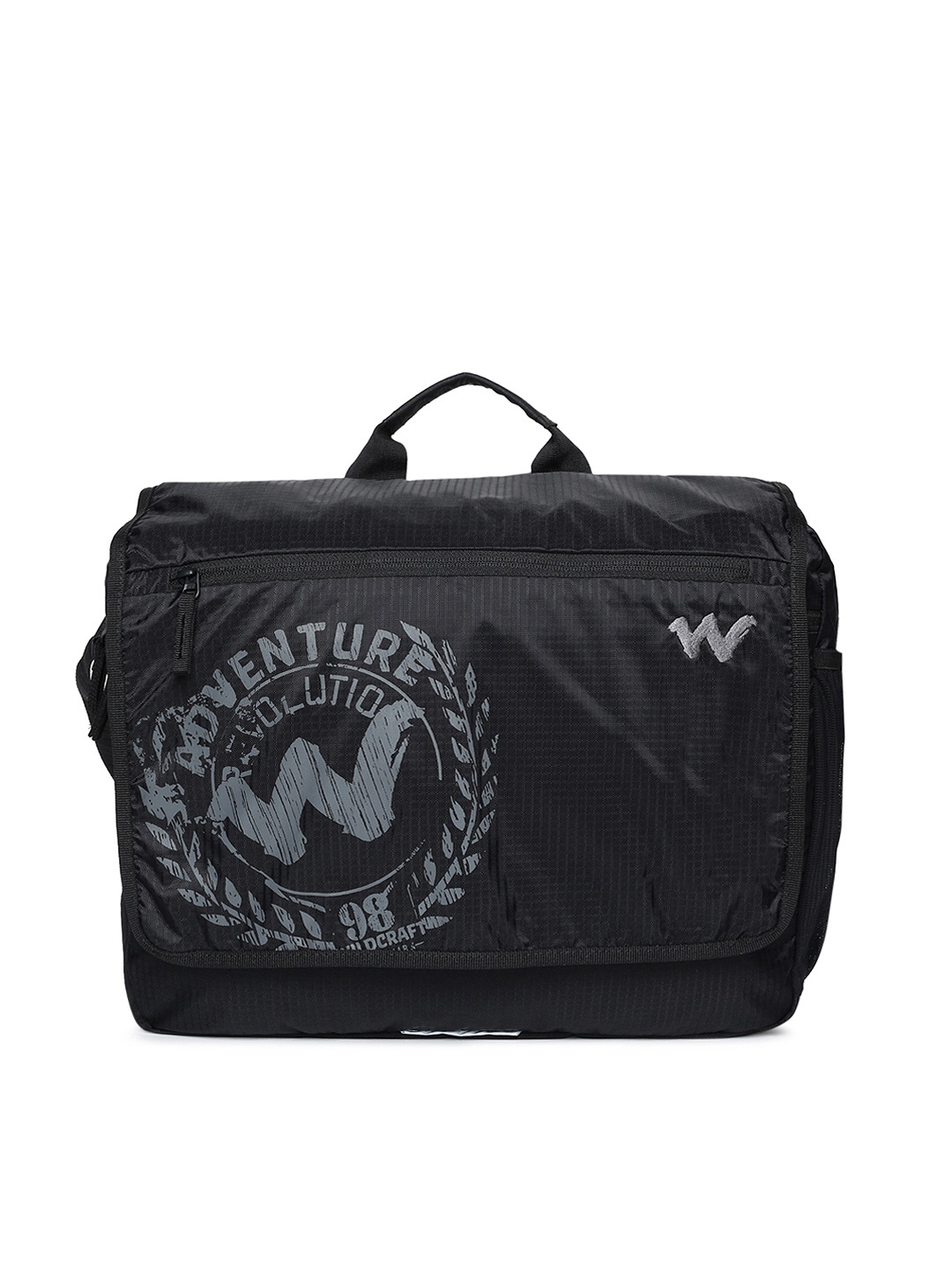 

Wildcraft Unisex Black Printed Laptop Bag