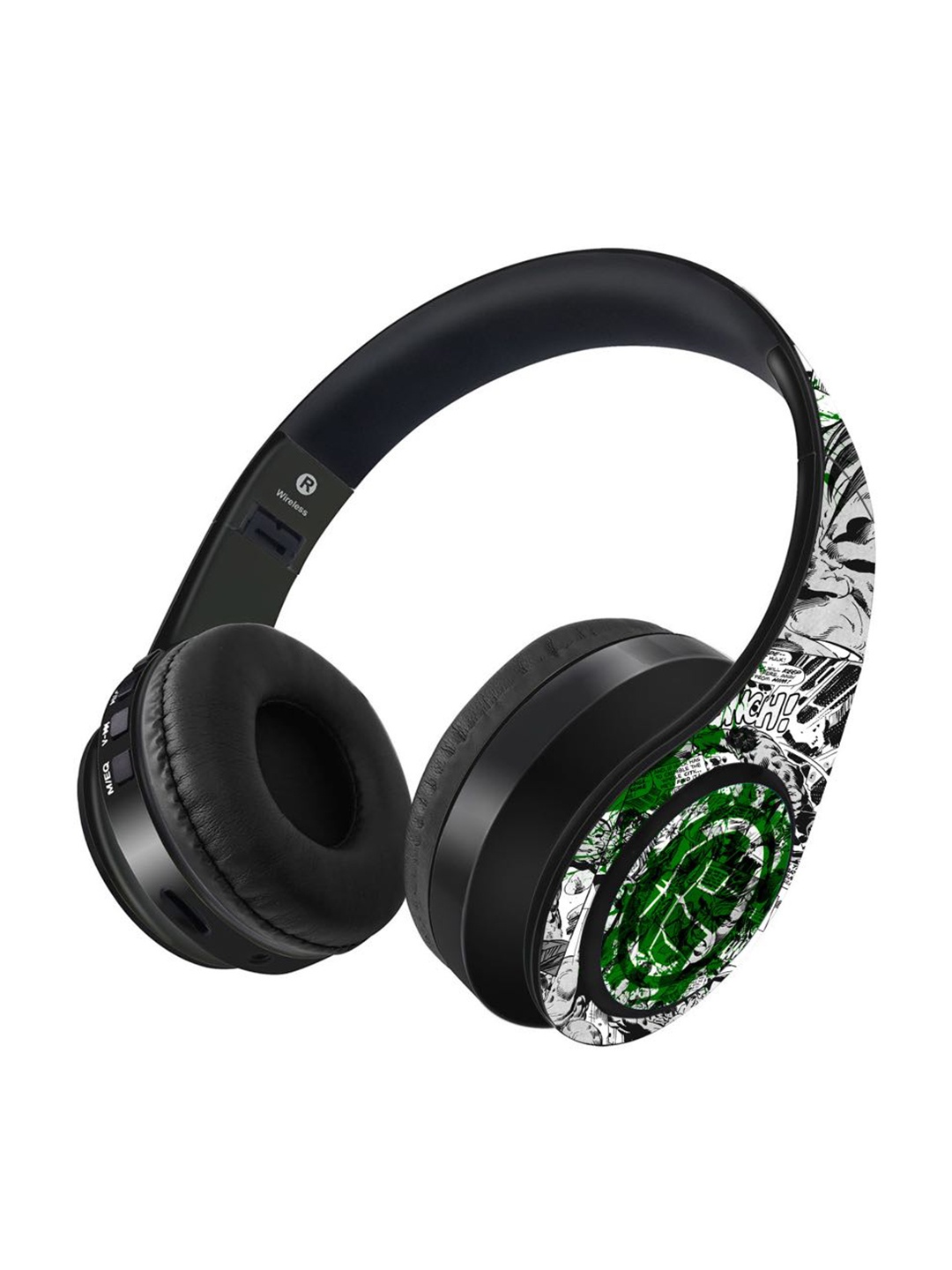 

Kook N Keech Unisex Off-White & Black Splash Out Hulk Fist Wireless Headphones