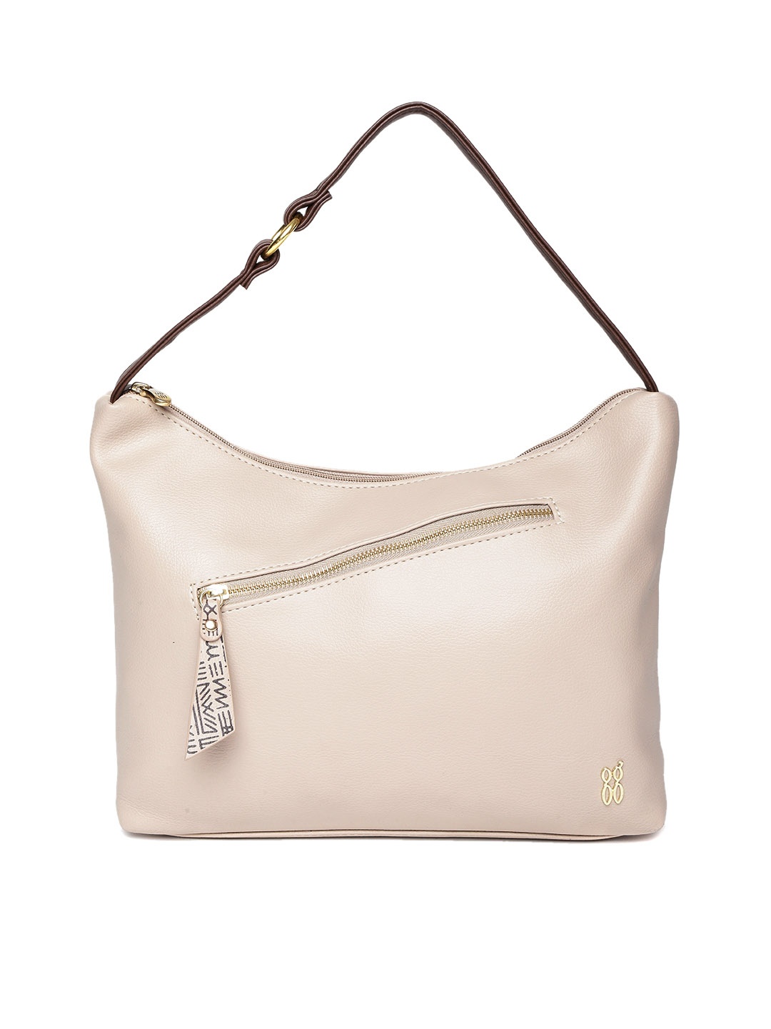 

Baggit Beige Solid Shoulder Bag