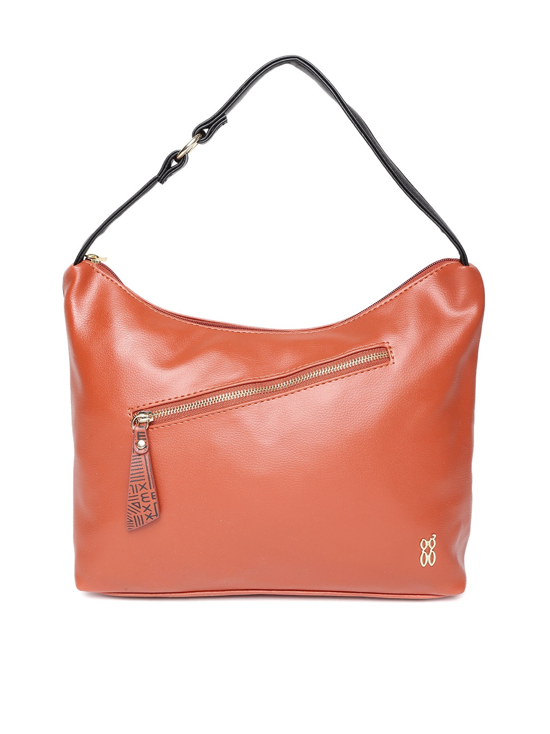 

Baggit Mustard Rust Brown Solid Shoulder Bag