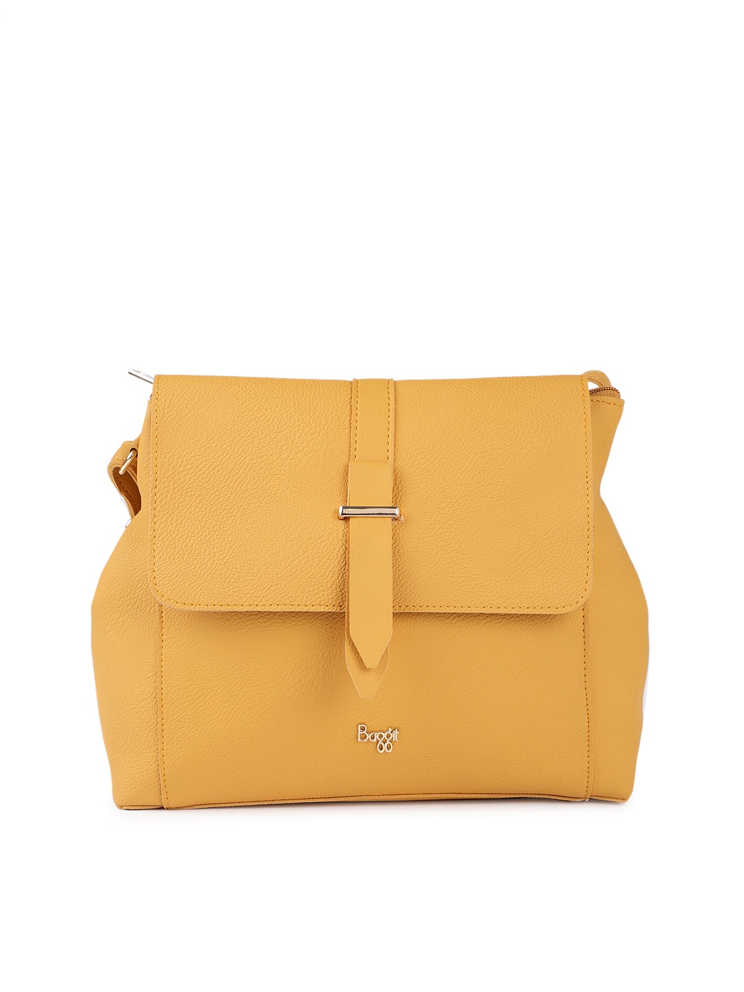 

Baggit Women Yellow Solid Satchel