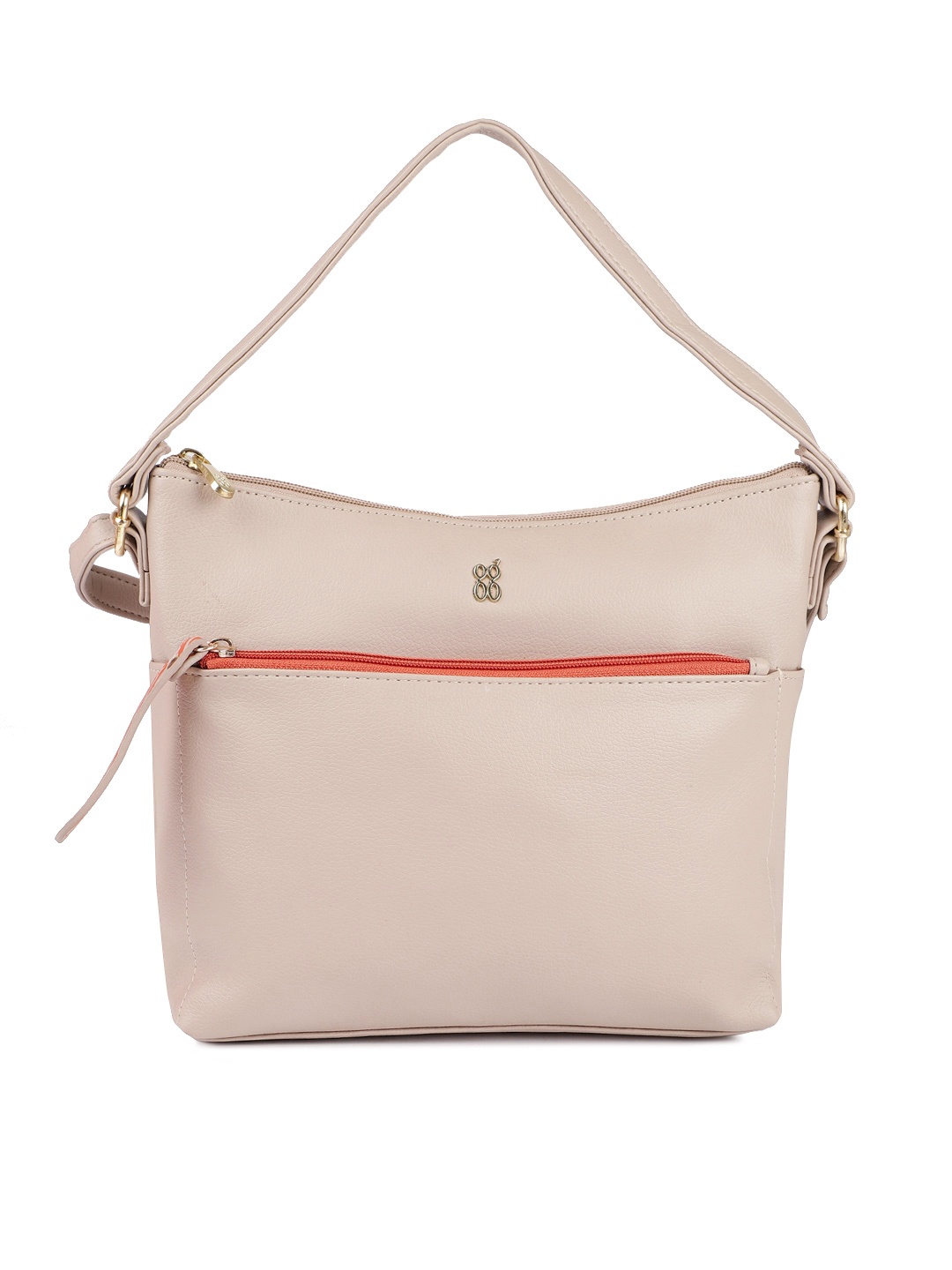 

Baggit Beige Solid Hobo Bag