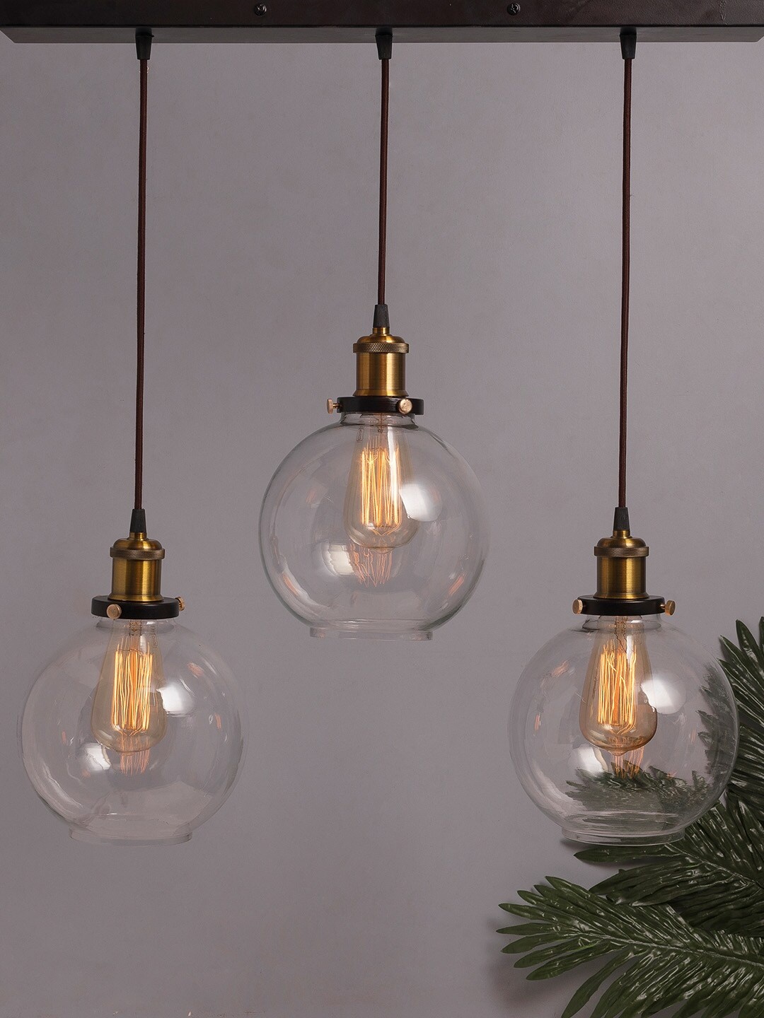 

Homesake Transparent Solid Handcrafted Cluster Lights, Black