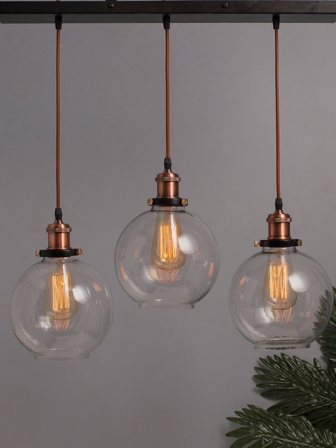 

Homesake Transparent Solid Handcrafted Cluster Lights, Black