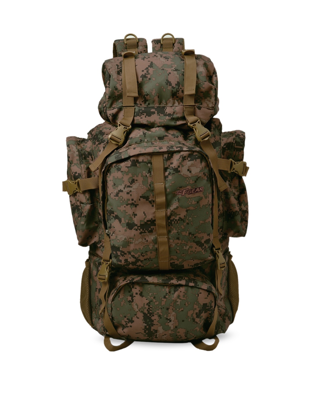 

F Gear Unisex Green & Beige Printed Military Neutron Marpat WL Rucksacks