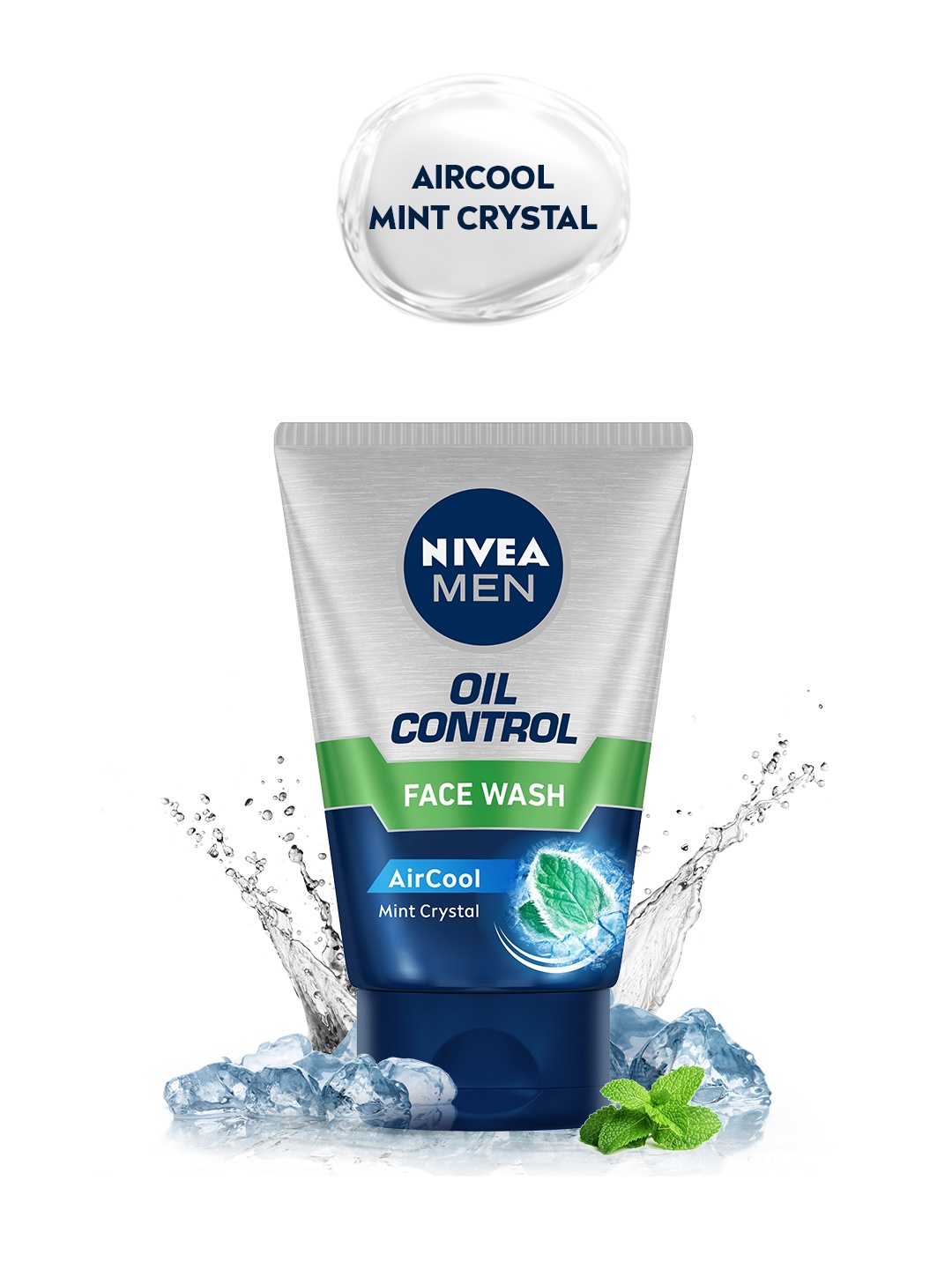 

Nivea Men Oil Control Face Wash with Whitening Effect - 100 ml, Grey