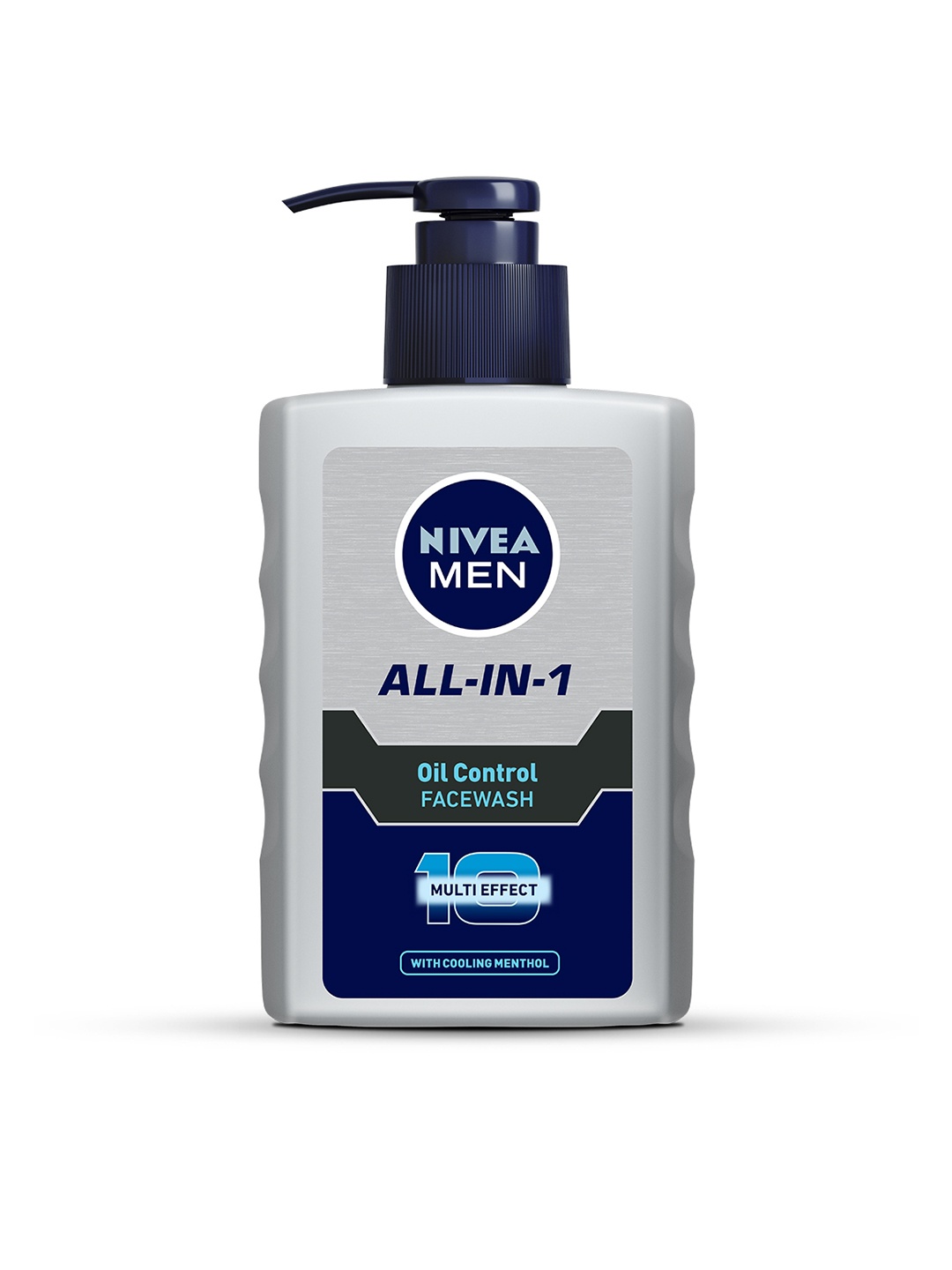 

Nivea Men Oil Control All-In-1 Face Wash with Cooling Menthol - 150 ml, Grey