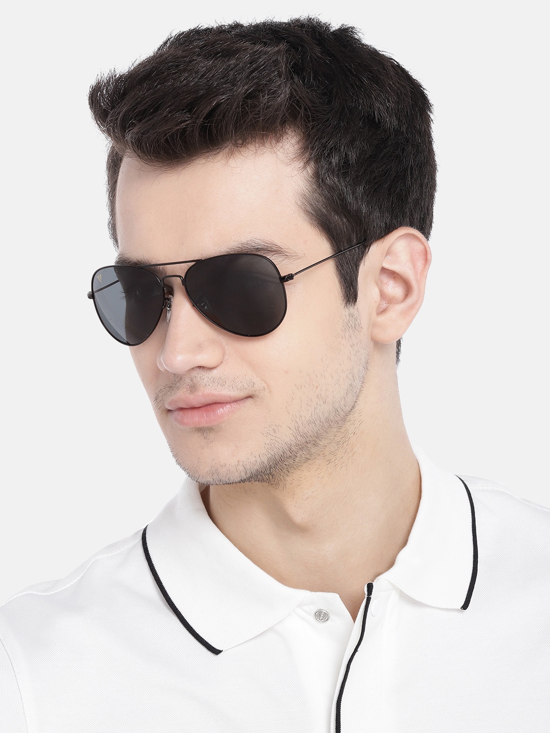 

Voyage Unisex Aviator Sunglasses 3026MG2737, Black