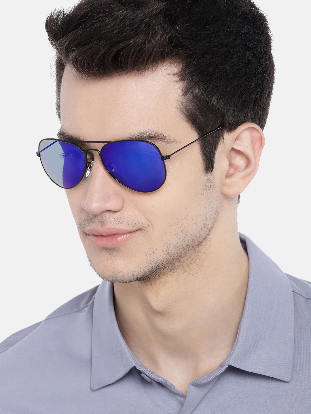

Voyage Unisex Aviator Sunglasses 3025MG2729, Blue