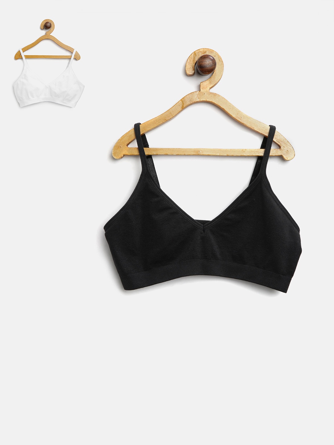 

Marks & Spencer Girls Pack of 2 Solid Beginners Bra T714887, Black