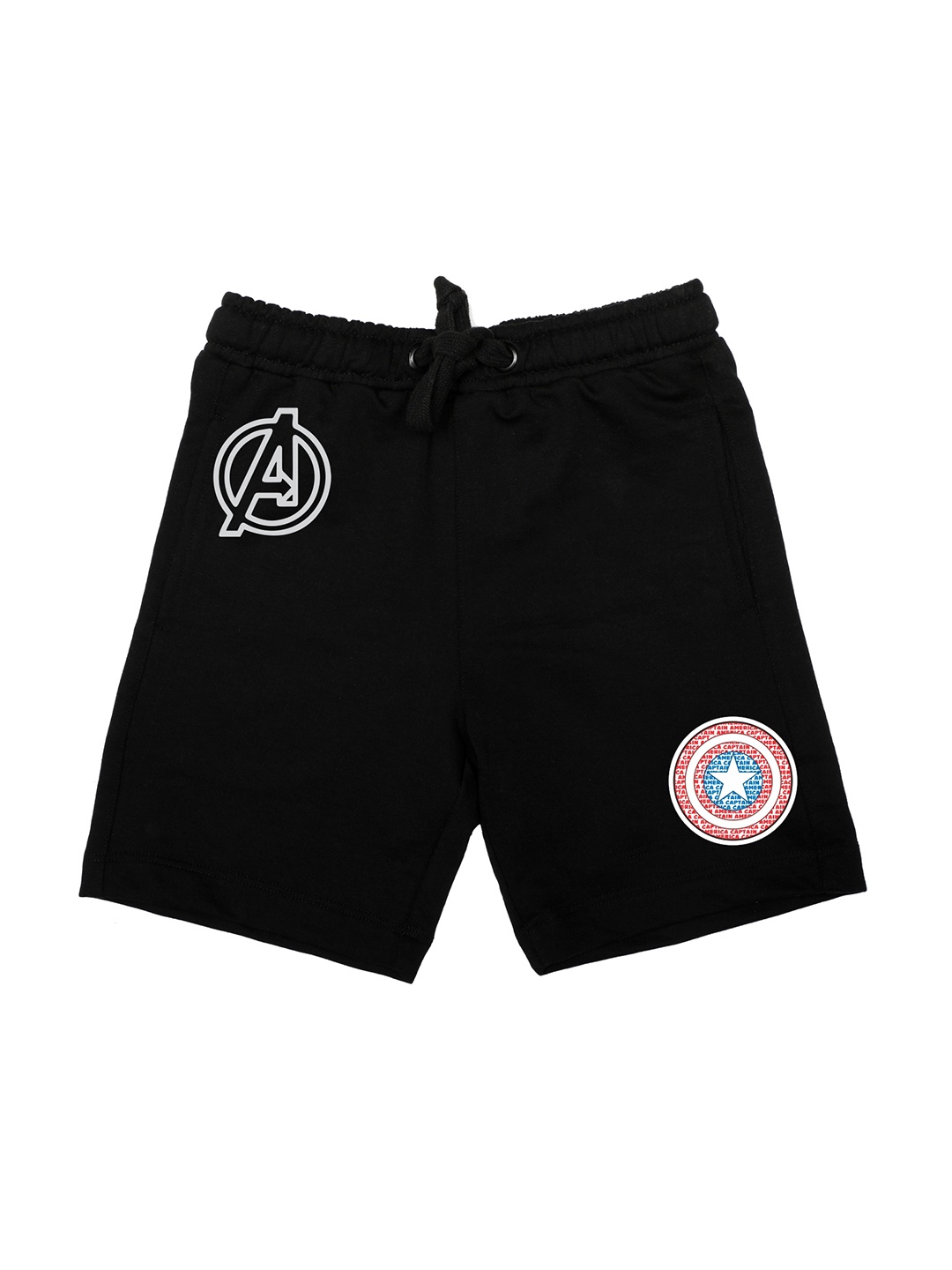 

Marvel by Wear Your Mind Boys Navy Blue Printed Regular Fit Regular Shorts