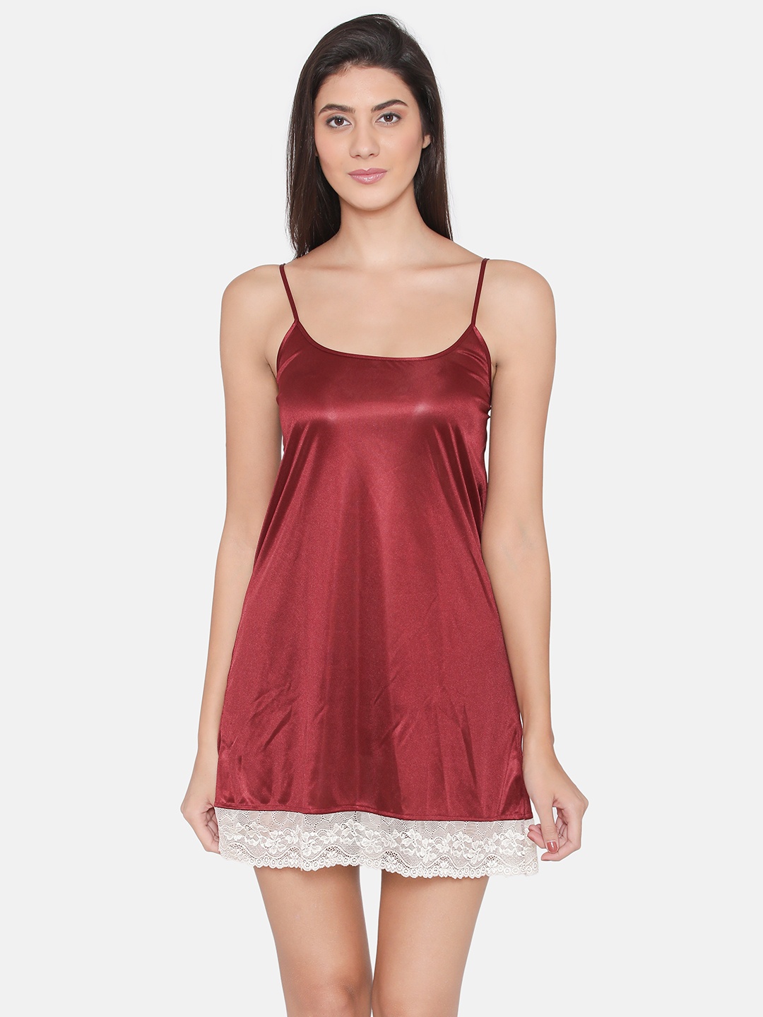 

Clovia Red Baby Dolls NS0421P03