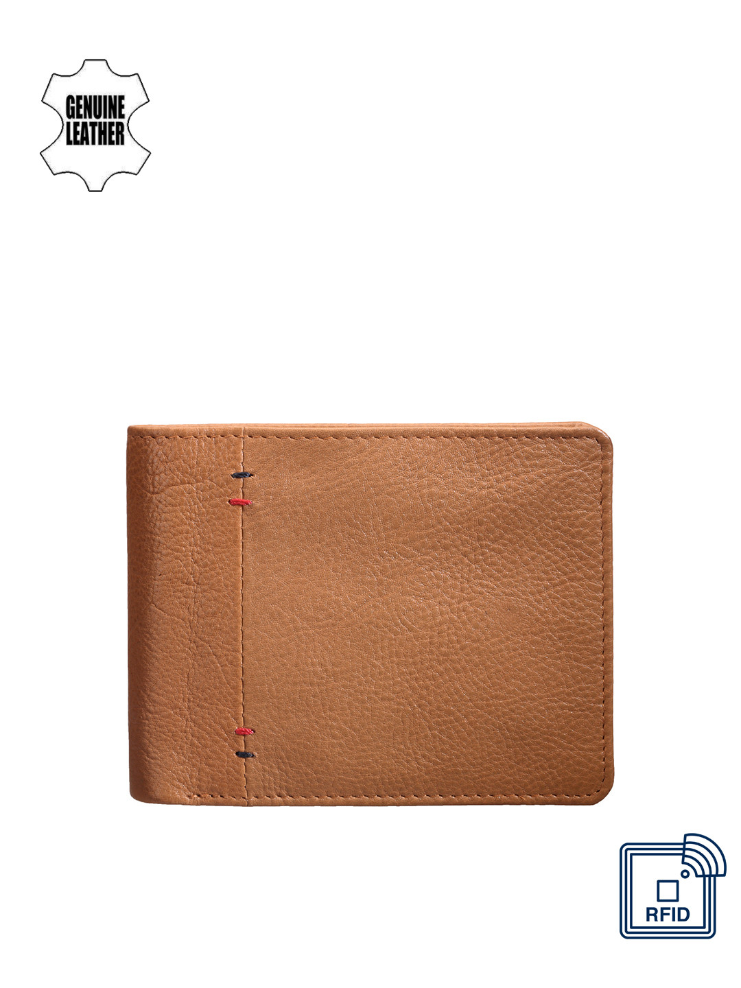 

Teakwood Leathers Men Tan Brown Genuine Leather Wallet