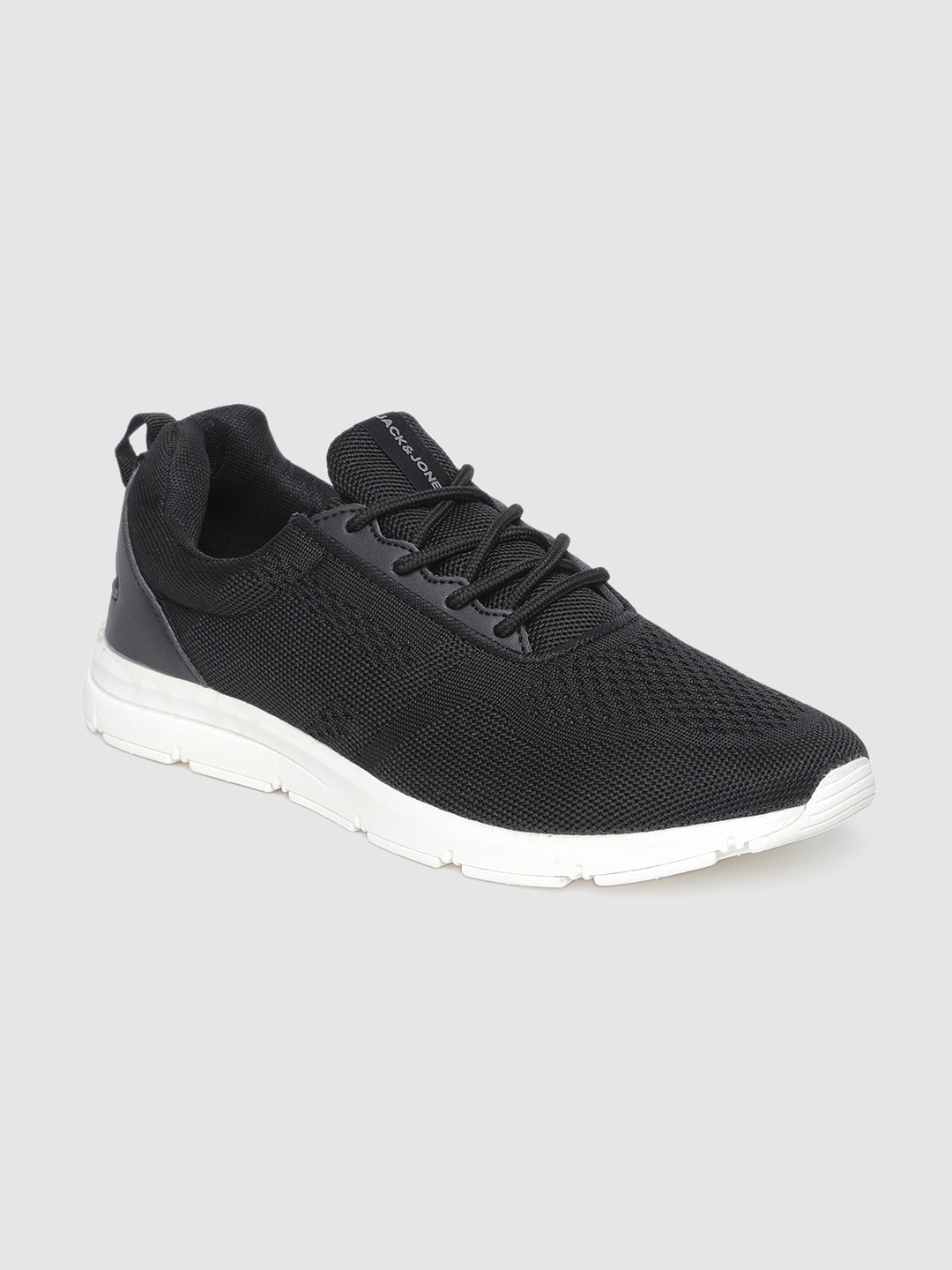 

Jack & Jones Men Black Solid Sneakers