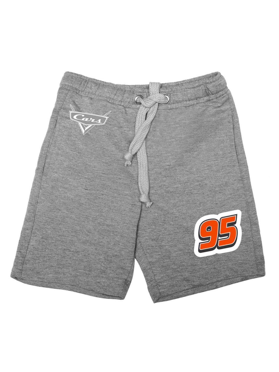 Disney by Wear Your Mind Boys Grey Printed Regular Fit Sports Shorts