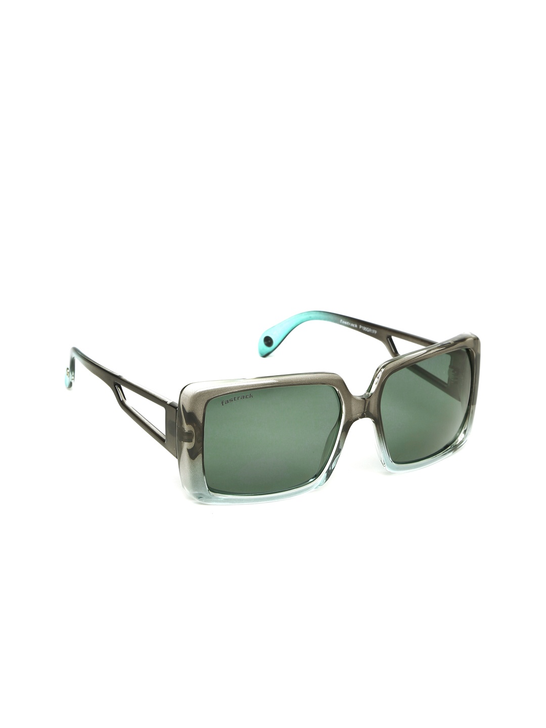 

Fastrack Men Oversized Polarised Sunglasses P195GR1FP, Green