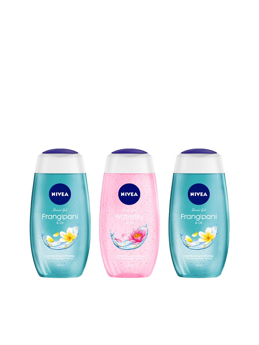 

Nivea Women Set of 3 Shower Gels, Blue