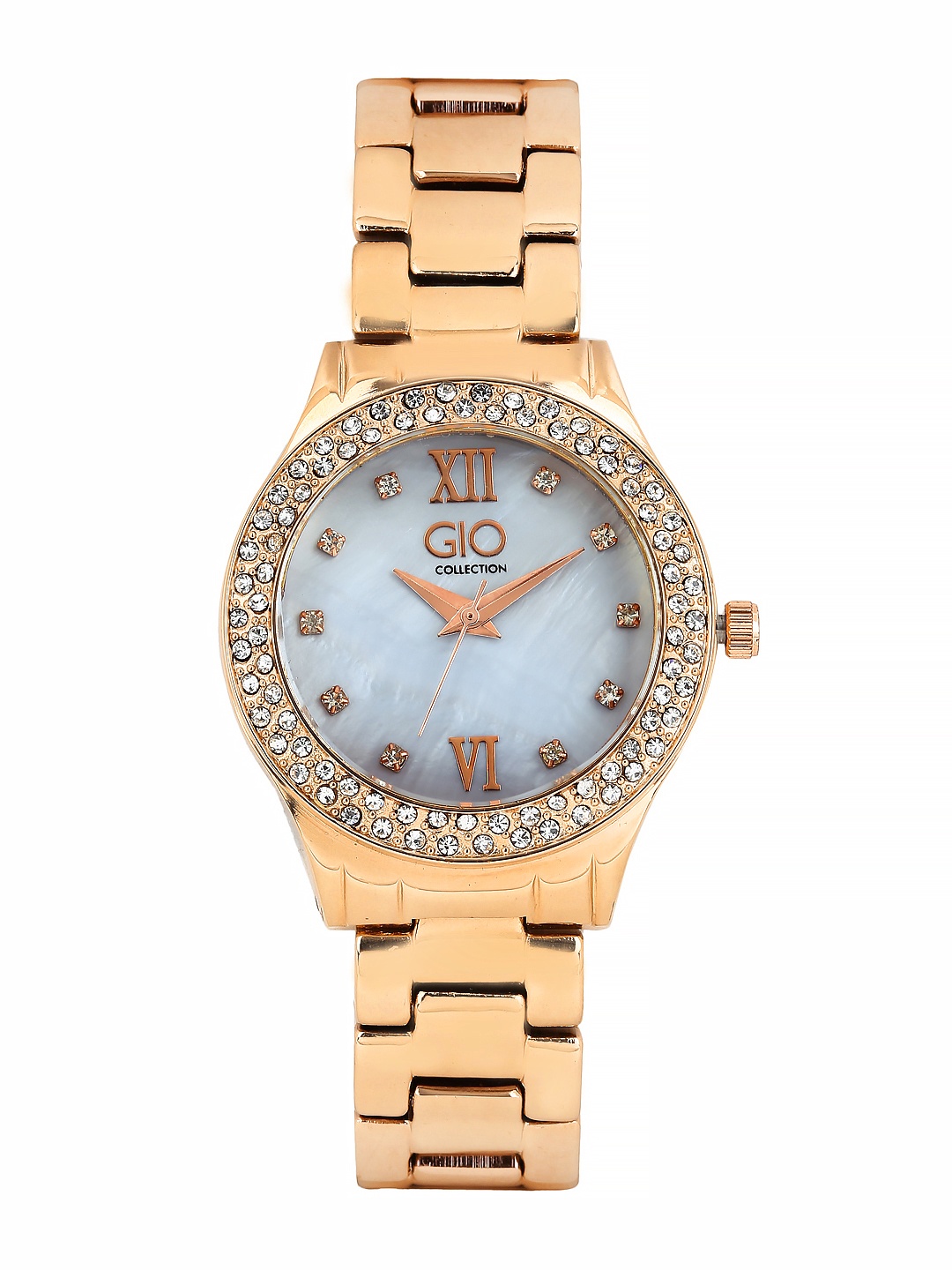 

GIO COLLECTION Women Pearly Blue Dial Watch FG2002-33