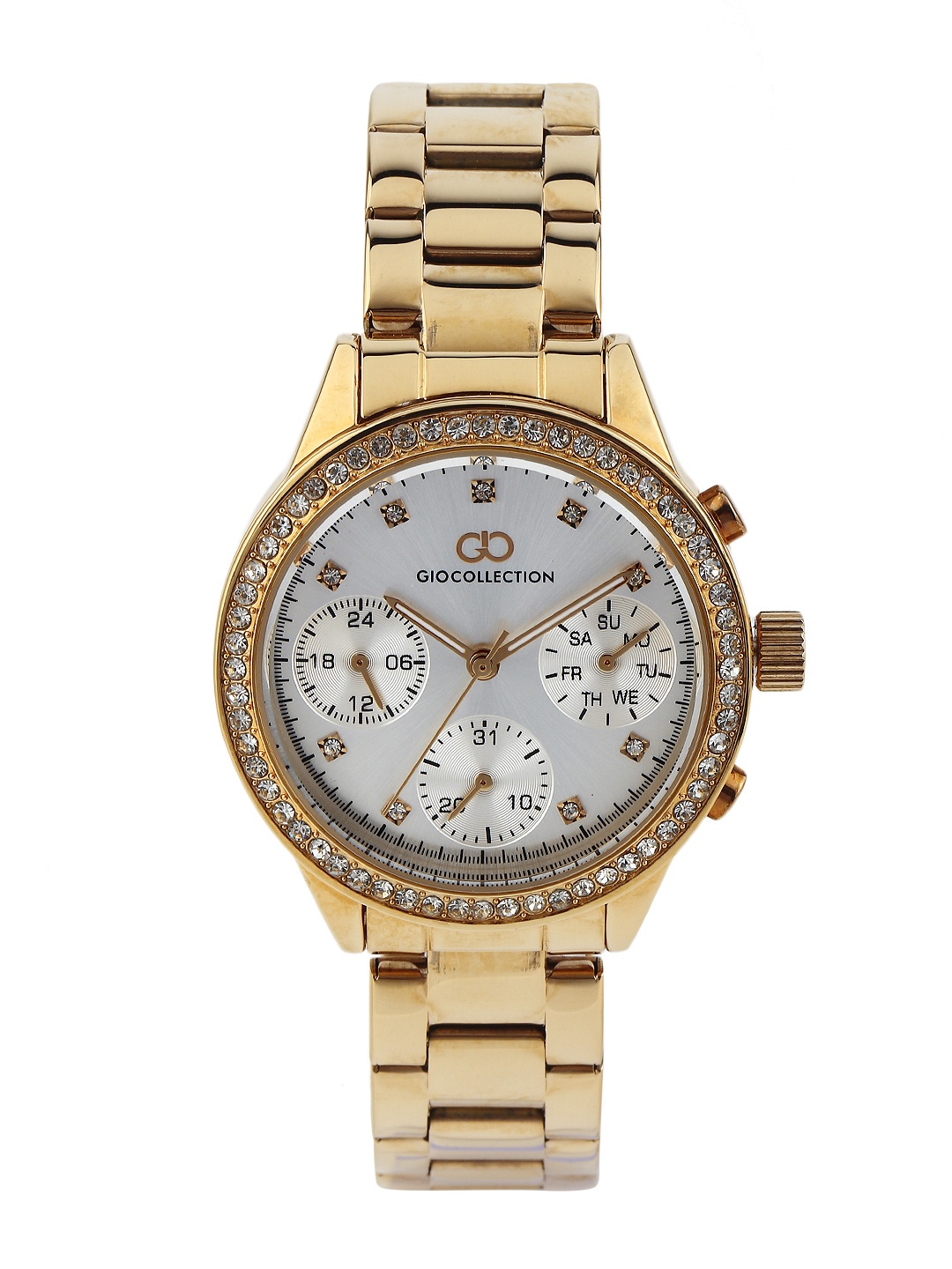 

GIO COLLECTION Women Silver-Toned Dial Watch G2006-22