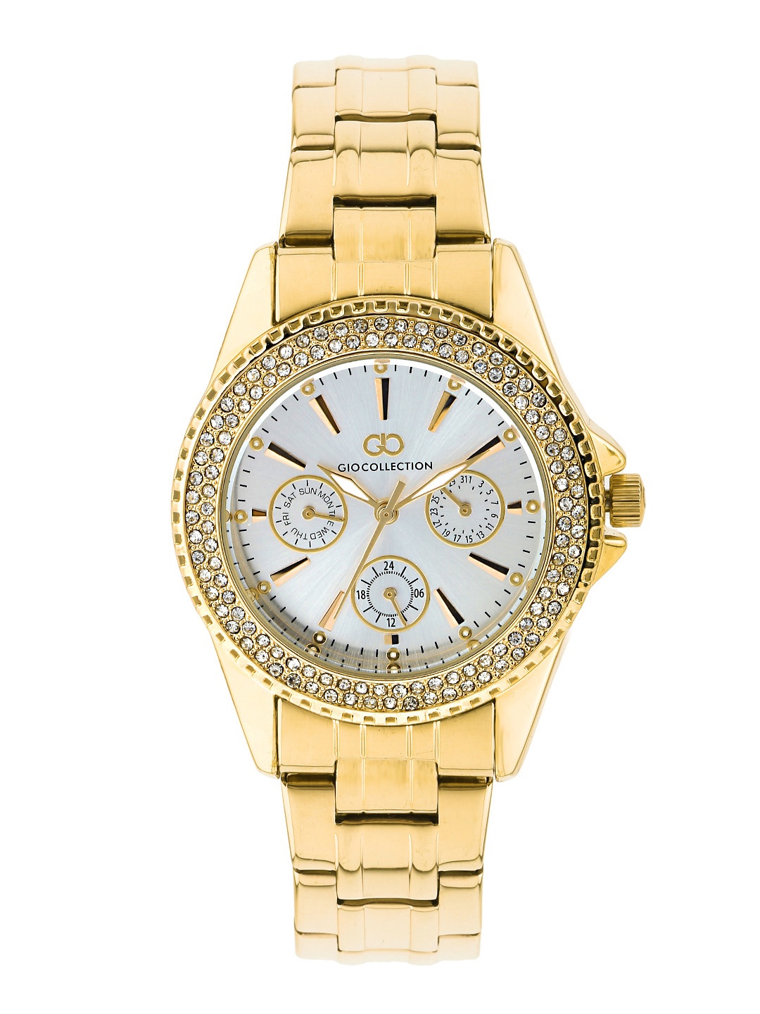 

GIO COLLECTION Women Silver-Toned Dial Watch G2009-22
