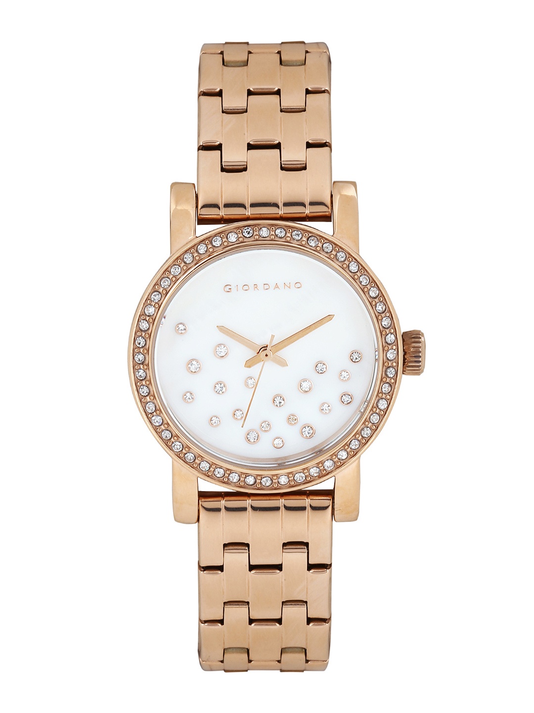 

GIORDANO Women Pearly White Dial Watch 2728-44