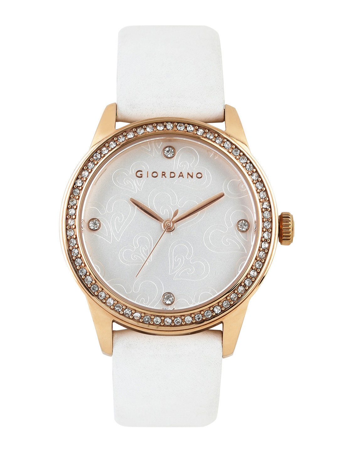 

GIORDANO Women Silver-Toned Dial Watch 2670-07