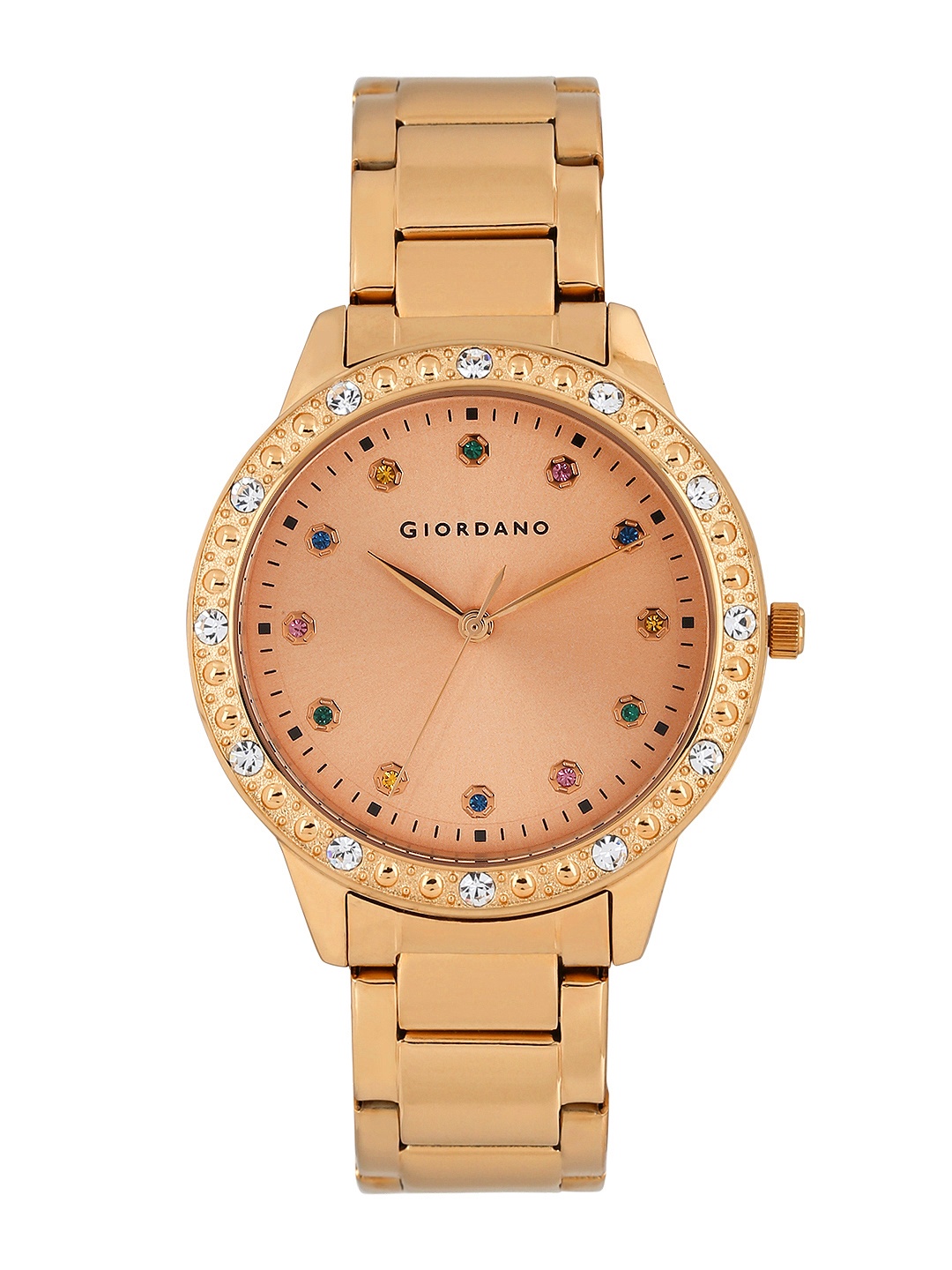 

GIORDANO Women Rose Gold-Toned Dial Watch 2693-55