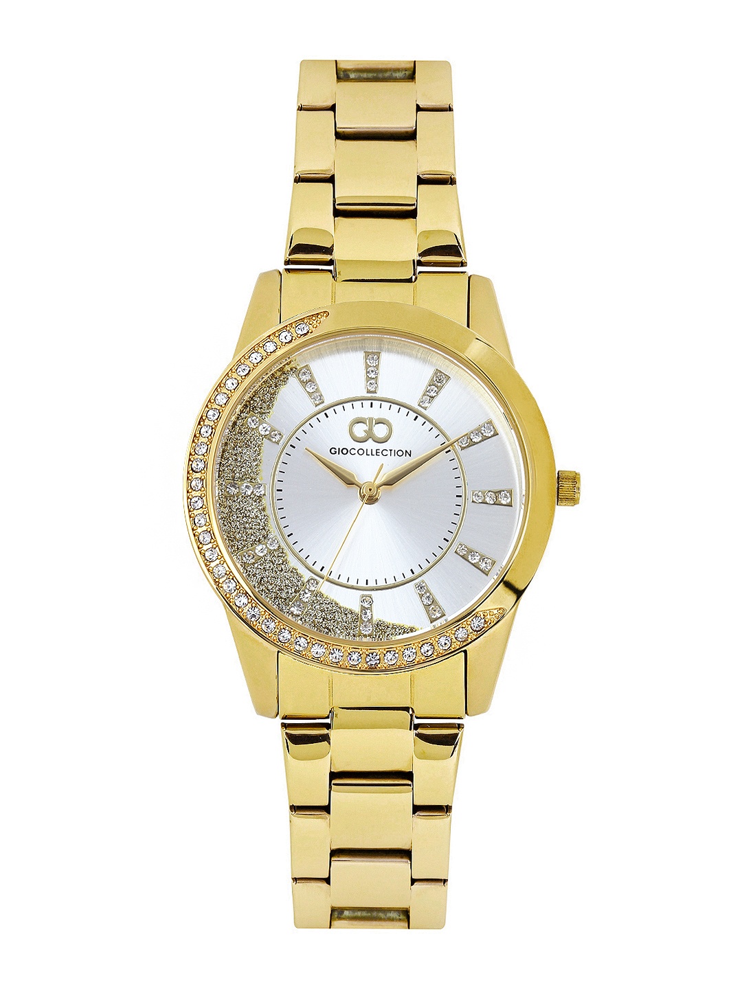 

GIO COLLECTION Women Silver-Toned Dial Watch G2002-22