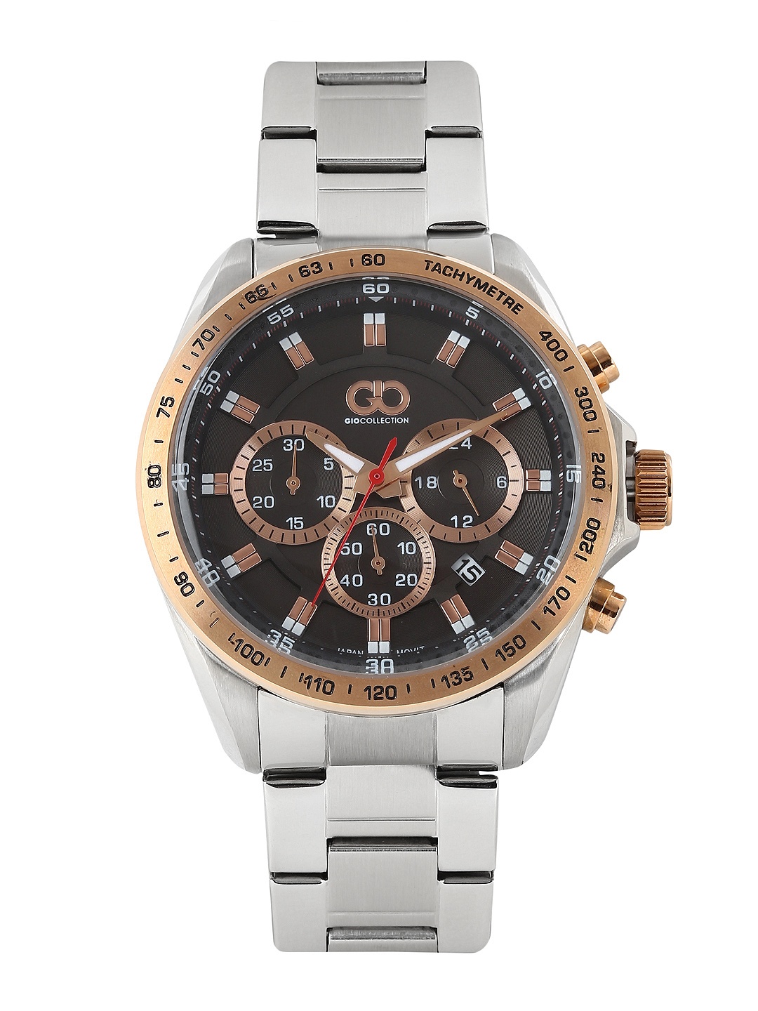 

GIO COLLECTION Men Taupe Dial Chronograph Watch G0061-22