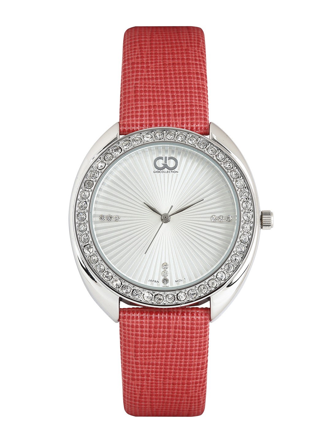 

GIO COLLECTION Women Silver-Toned Dial Watch G0050-02