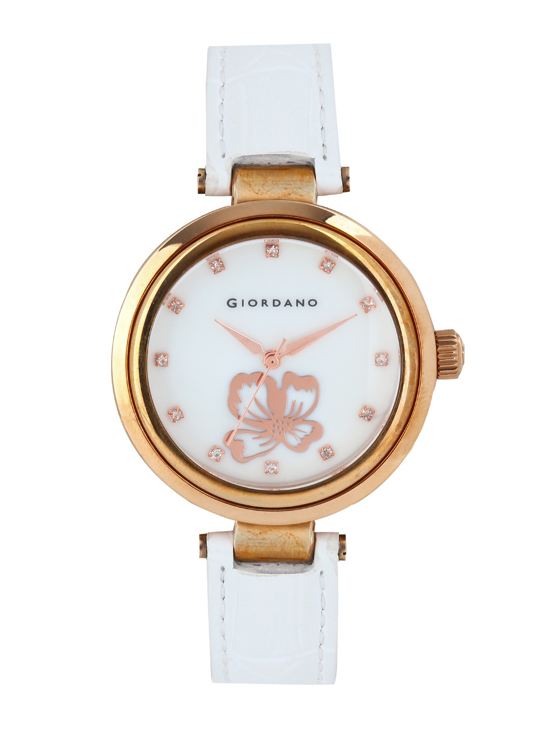 

GIORDANO Women Pearly White Dial Watch A2010-03