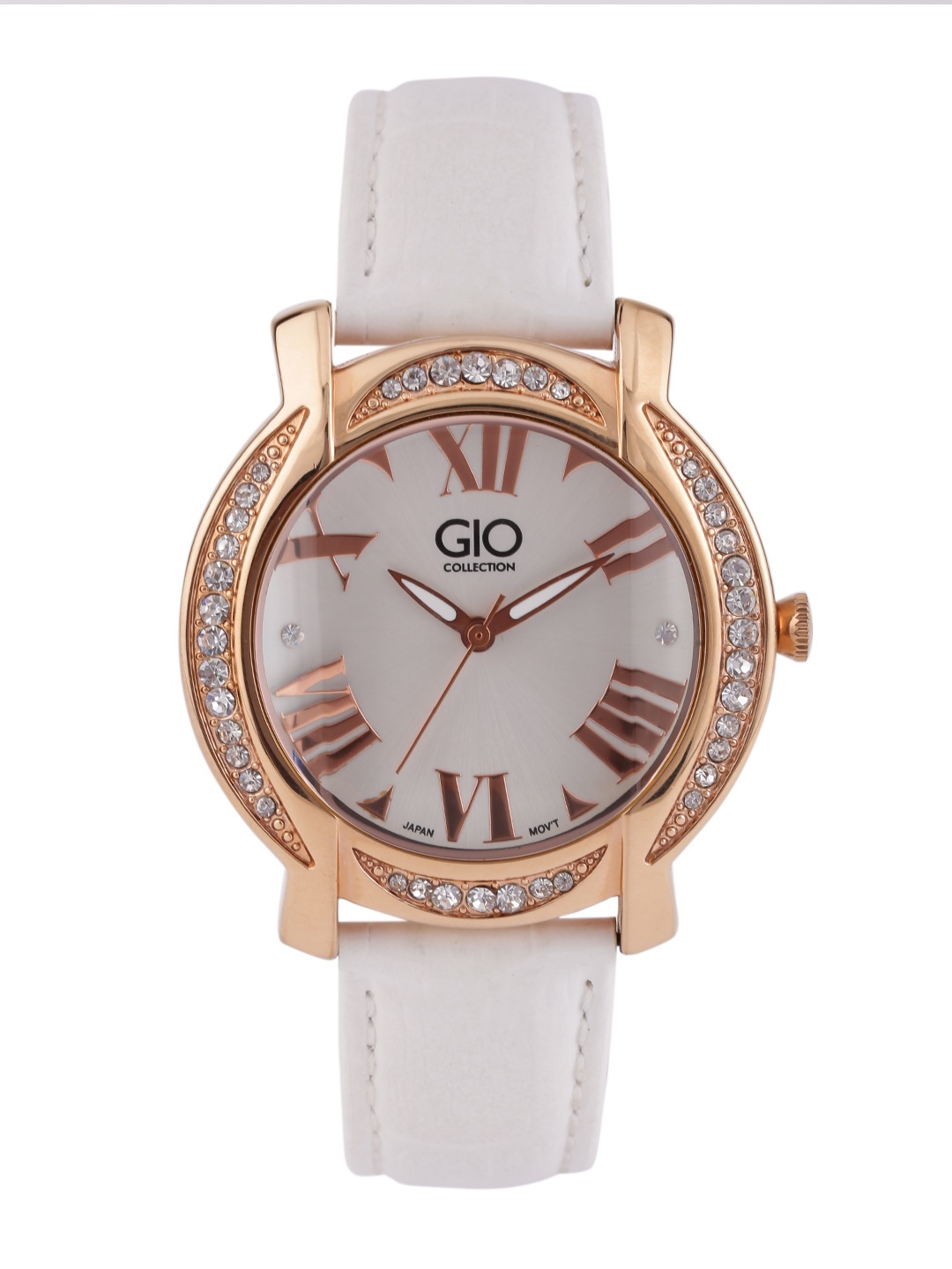 

GIO COLLECTION Women Silver-Toned Dial Watch G0039-04