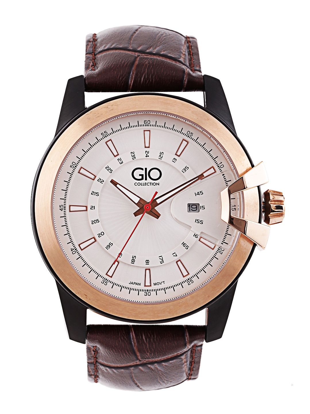 

GIO COLLECTION Men Off-White Dial Watch G0066-06