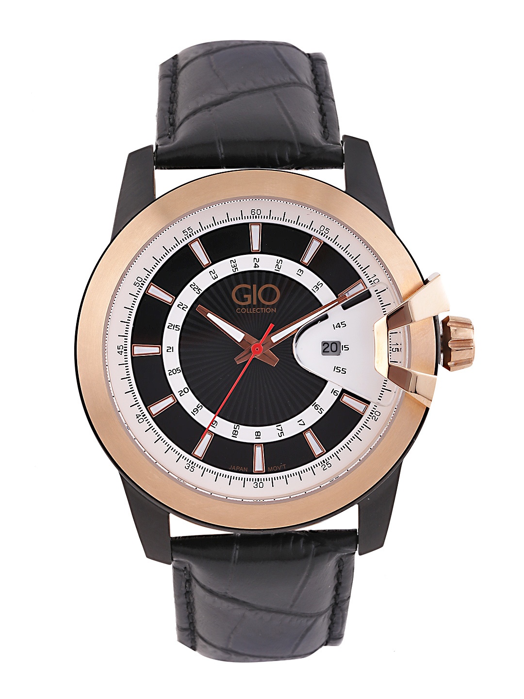 

GIO COLLECTION Men Black & White Dial Watch G0066-07