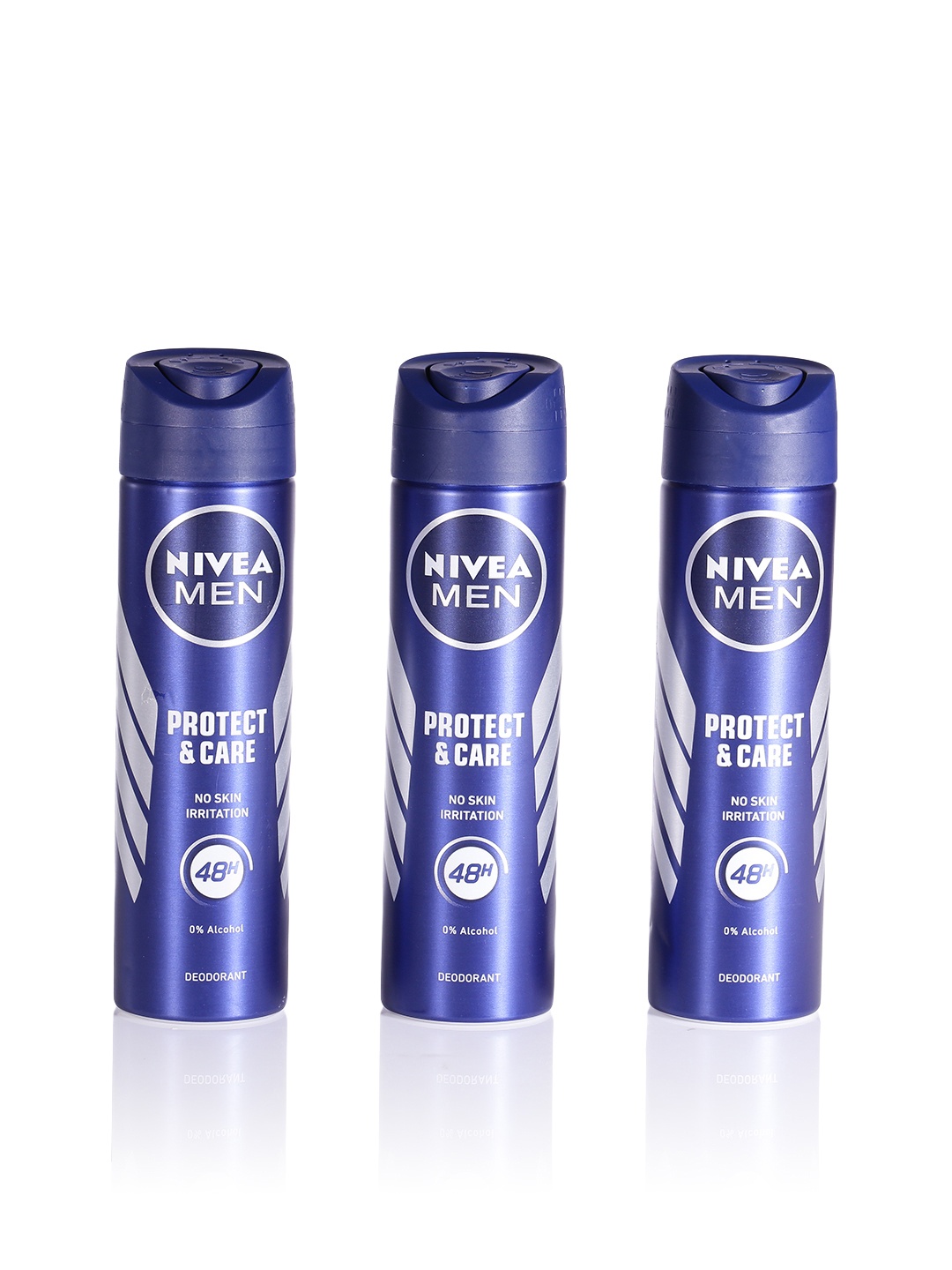 

Nivea Men Set of 3 Protect & Care Deodorant, Blue